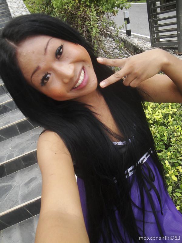 15P Sweet Ladyboy Girlfriend Public Flashing Perky Tits And Big Shemale Cock