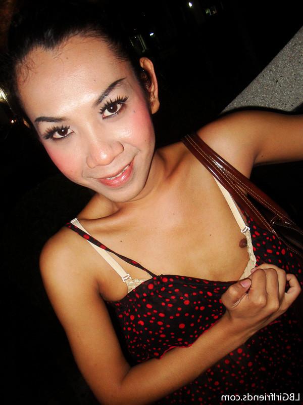 16P Naughty Ladyboy Girlfriend Exposing Her Monster Shemale Cock