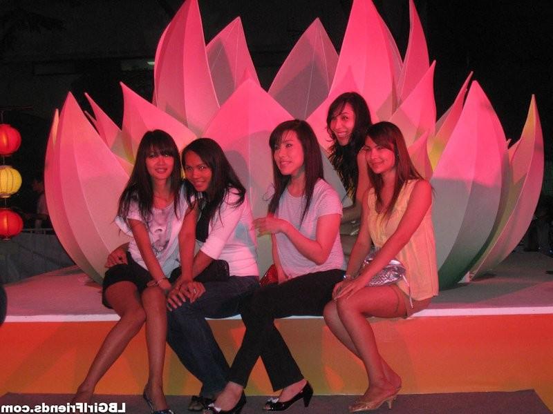 14P Hot Ladyboy Girlfriends Caught In Public Flirting With Tourists
