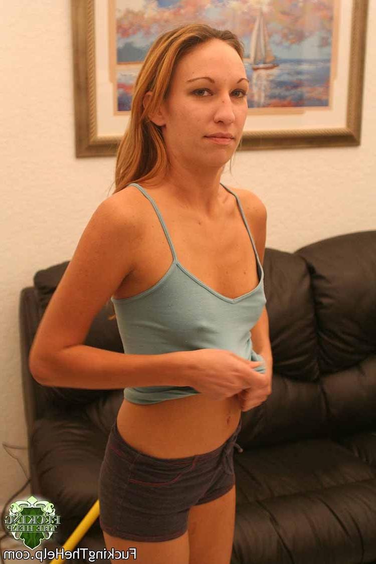 16P Girl works mop then Cock