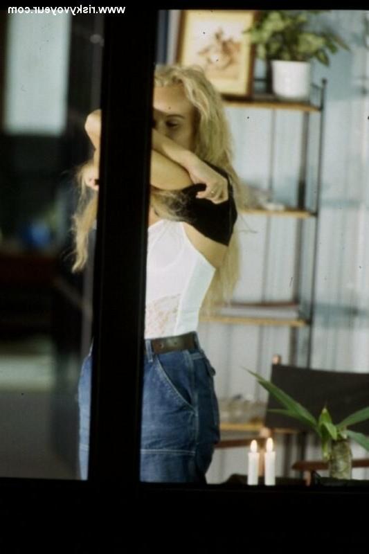 16P Unsuspecting blonde cutie caught masturbating