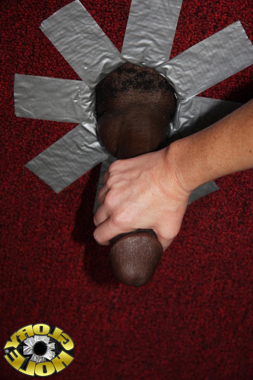 16P Sexy big tit milf fucks black monster cock gloryhole style