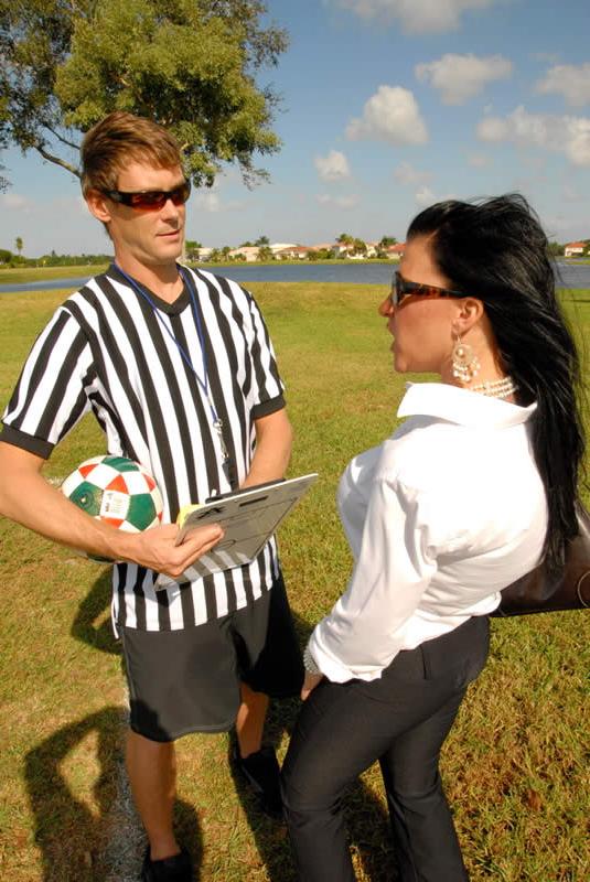 15P Horny soccer milf fucking the referee