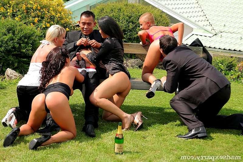 19P Hungarian babes love hardcore sex at nasty outdoor pool parties
