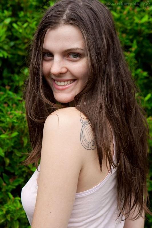 15P Girl in the garden