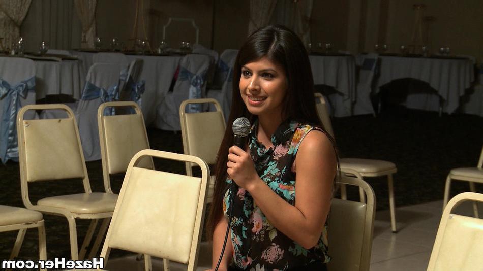 15P Busty college teen interviewed and inspected by sorority sisters