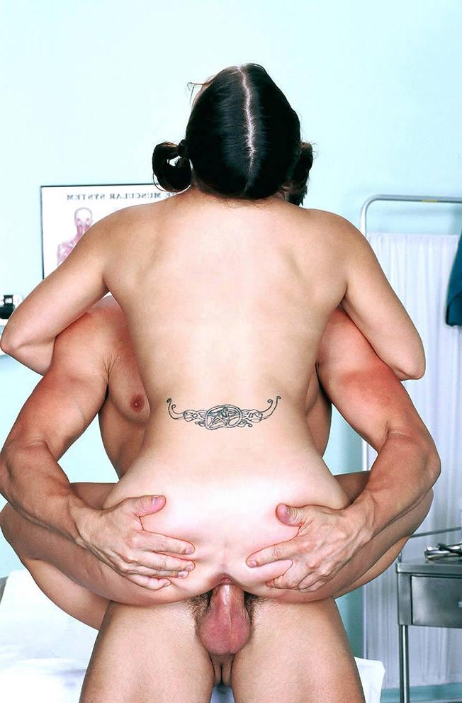 17P Cute petite brunette teen gets a check up from the