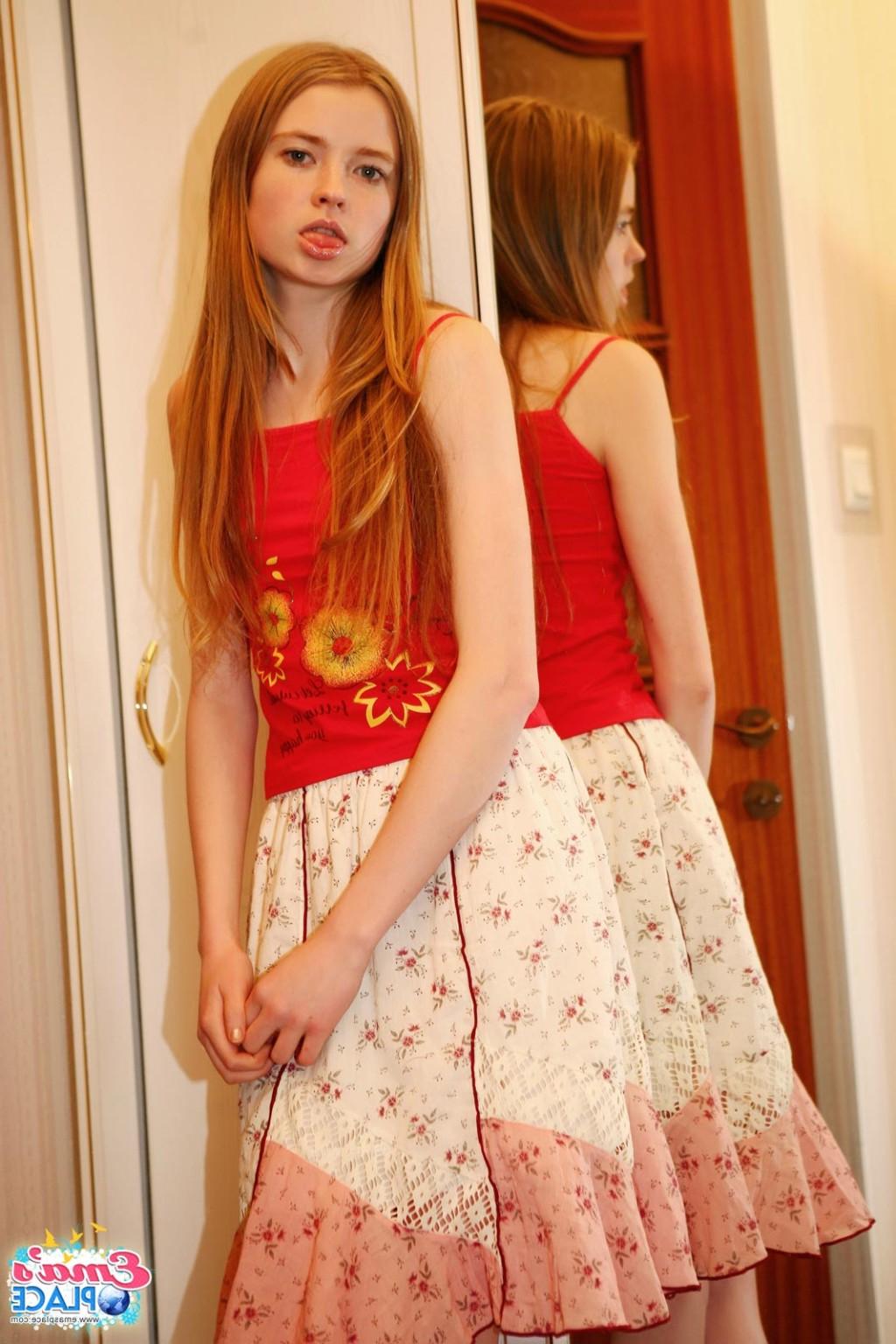 16P Petite teen strips
