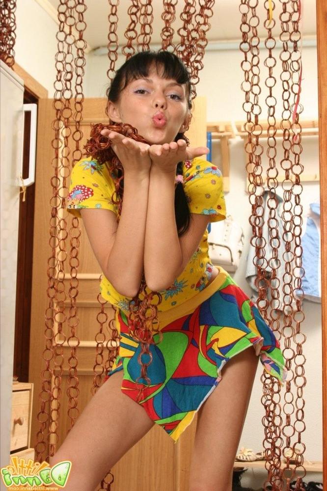 15P Slim teen with tiny tits