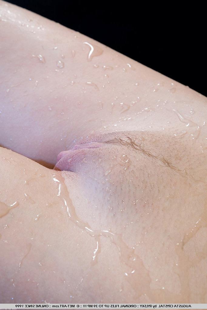 20P Awesome petite teen playing in water