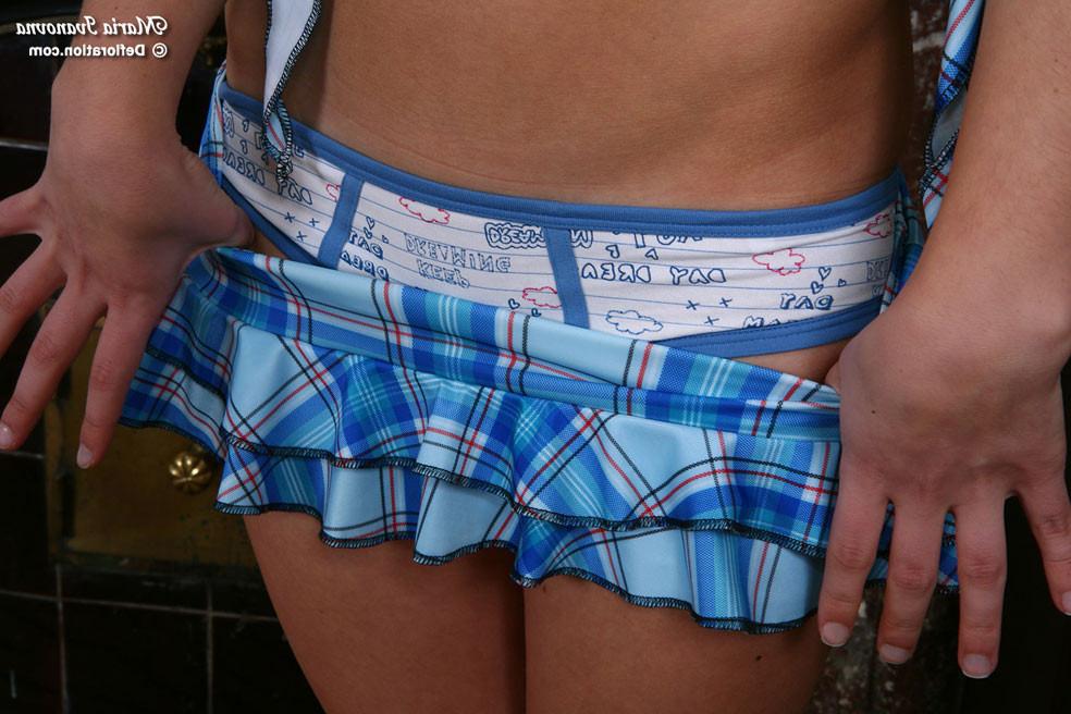 16P A Petite Schoolgirl Teeny With Tiny Titties Showing Her Barely Legal Virgin Puss