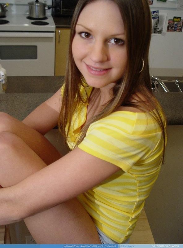 16P Petite teen tits