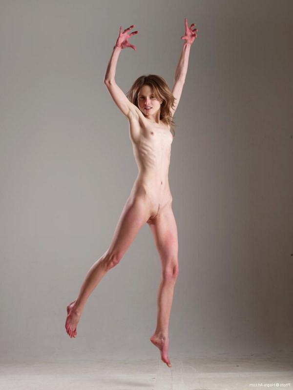 16P Petite girl shows off her tight toned body