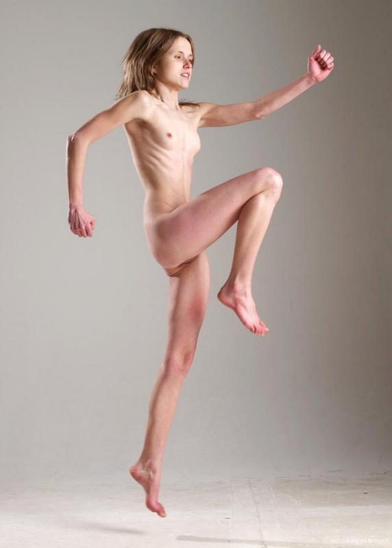 16P Petite girl shows off her tight toned body