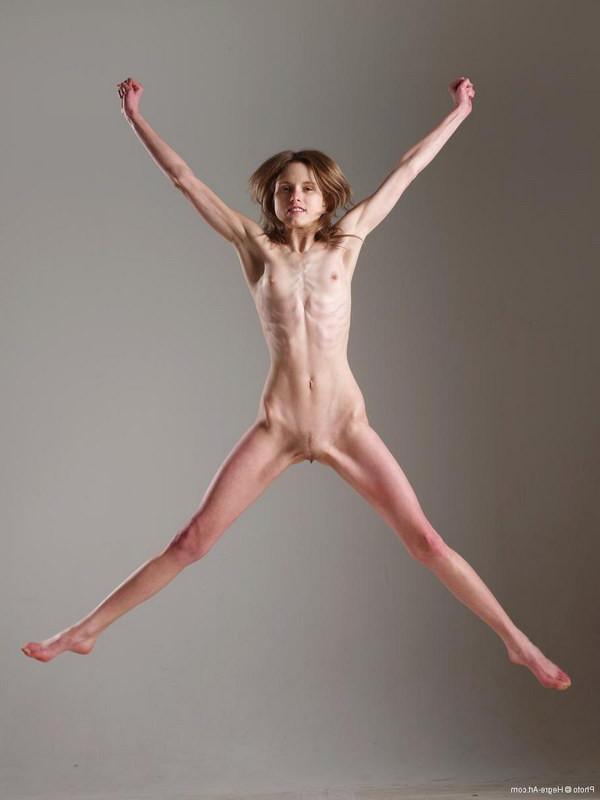 16P Petite girl shows off her tight toned body
