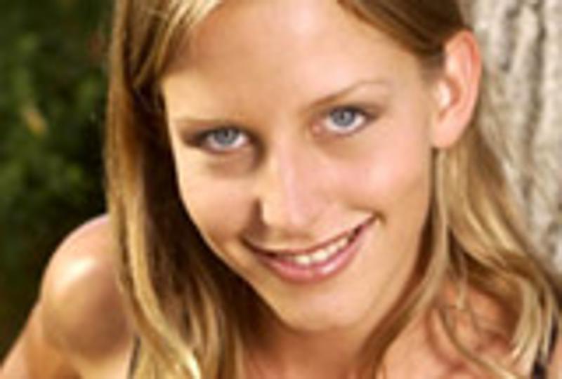 15P cute petite soccer player chick strips outside