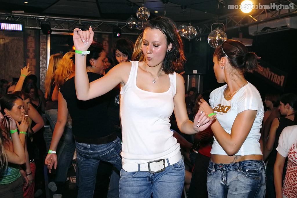 15P Hardcore sexy babes fucking hard at crowded sex party