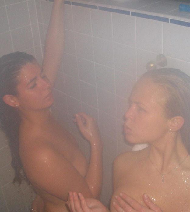 16P Real amateur teens get caught on film topless and nude