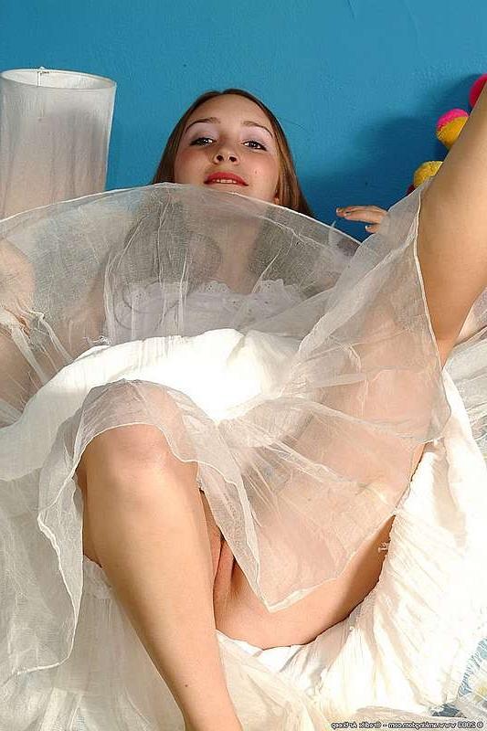 15P Angel with perky tits fingers herself