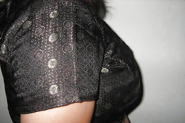 12P Indian wife saree strip with big boobies