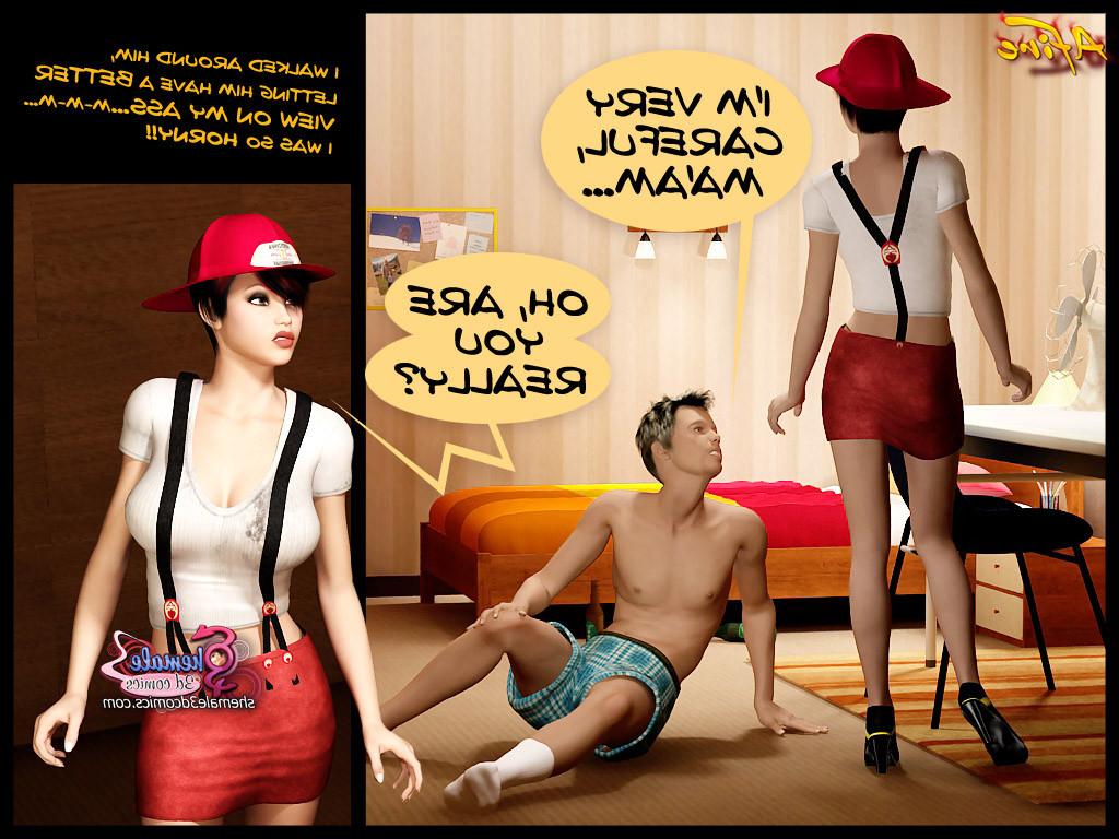 10P 3d shemale comics