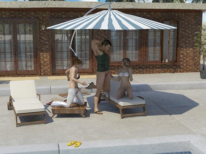 18P Shemale female male threesome