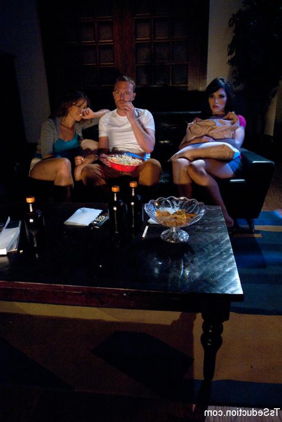 15P Eva Lin transsexual dominates and fucks real life married couple