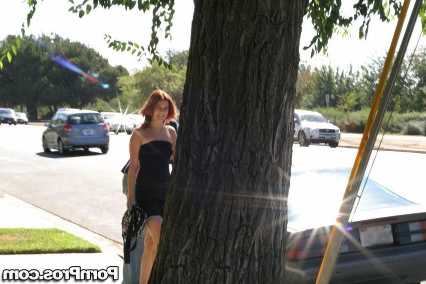 16P redhead girl caught picking up her other guy