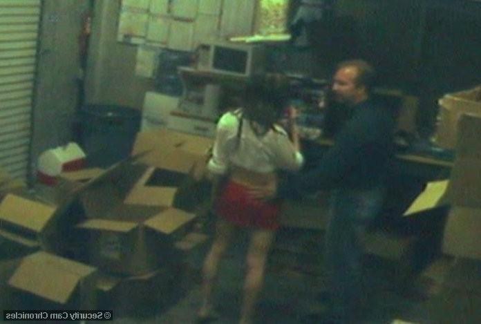 16P Horny amateur couple caught by hidden security camera