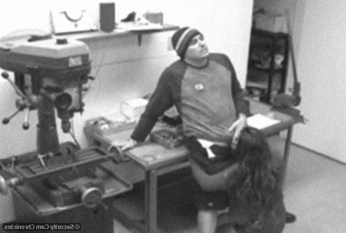 16P Unsuspecting horny couple having sex on security cam