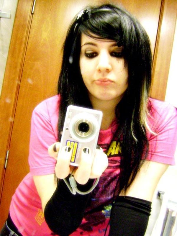 20P Leaked homemade naked photos of sexy emo girlfriend