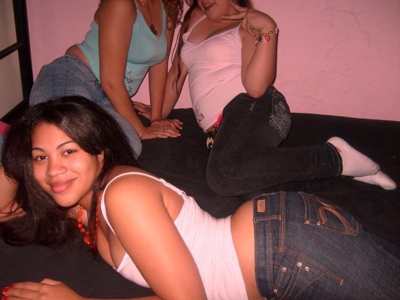 15P Ebony teen girlfriend strips sucks and rides cock