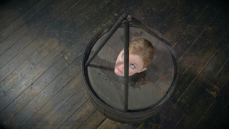 12P Phoenix Rising blonde in bondage with discipline and corporal punishment in dark
