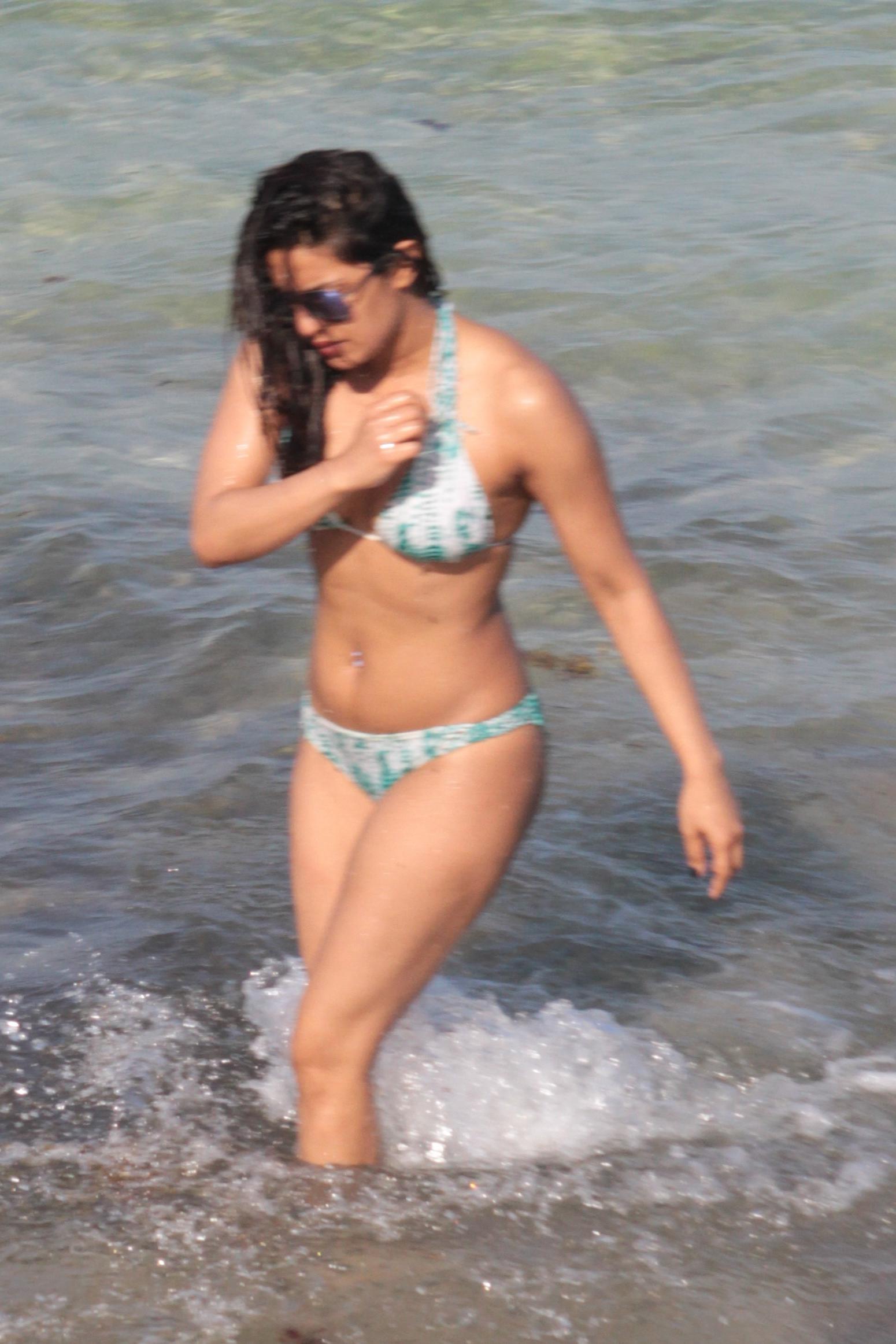 25P Priyanka Chopra Caught Looking Hot On A Beach