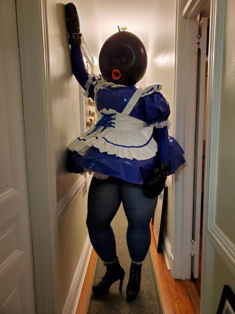 21P Inflatable Blue Ballhood Frilly Maid