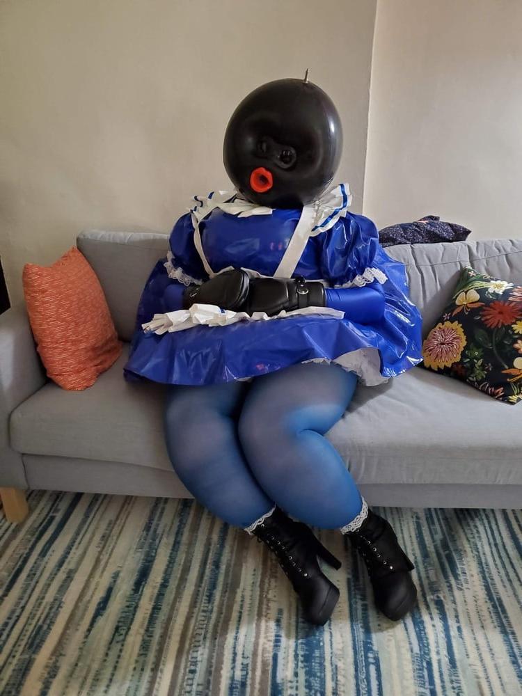 21P Inflatable Blue Ballhood Frilly Maid