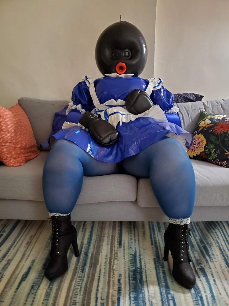 21P Inflatable Blue Ballhood Frilly Maid
