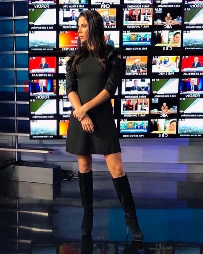 9P Female Celebrity Boots &amp; Leather - Paola Rojas