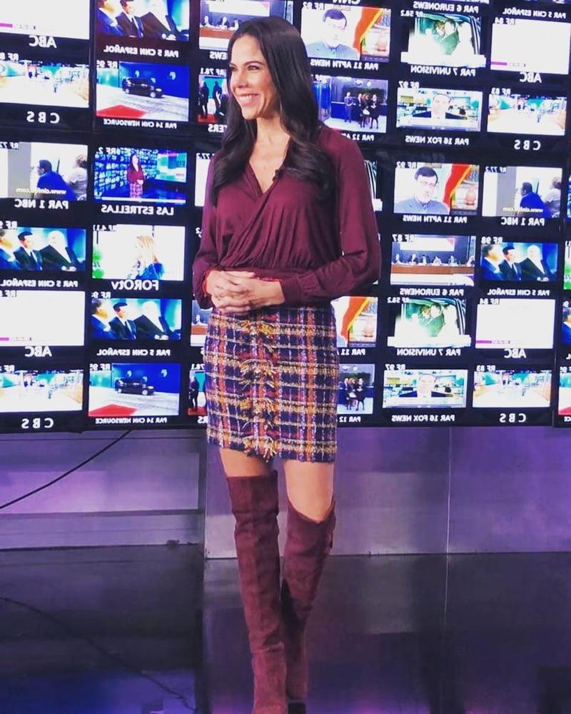 9P Female Celebrity Boots &amp; Leather - Paola Rojas