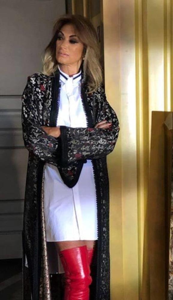 25P Female Celebrity Boots &amp; Leather - Adela Micha