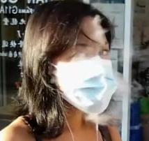 22P Tight Asian Vaping in Mask