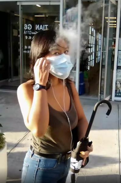 22P Tight Asian Vaping in Mask