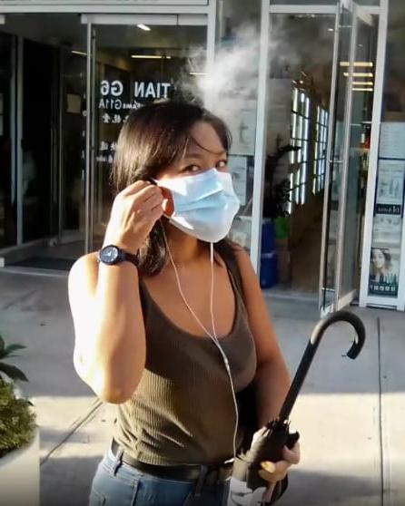 22P Tight Asian Vaping in Mask