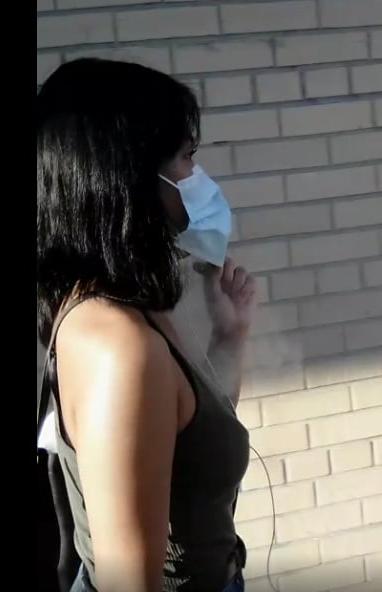 22P Tight Asian Vaping in Mask