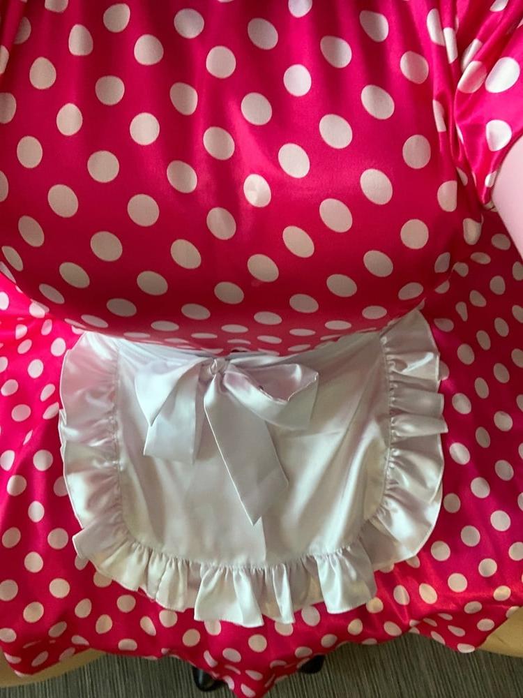 6P Pink Polka-dot  Maid