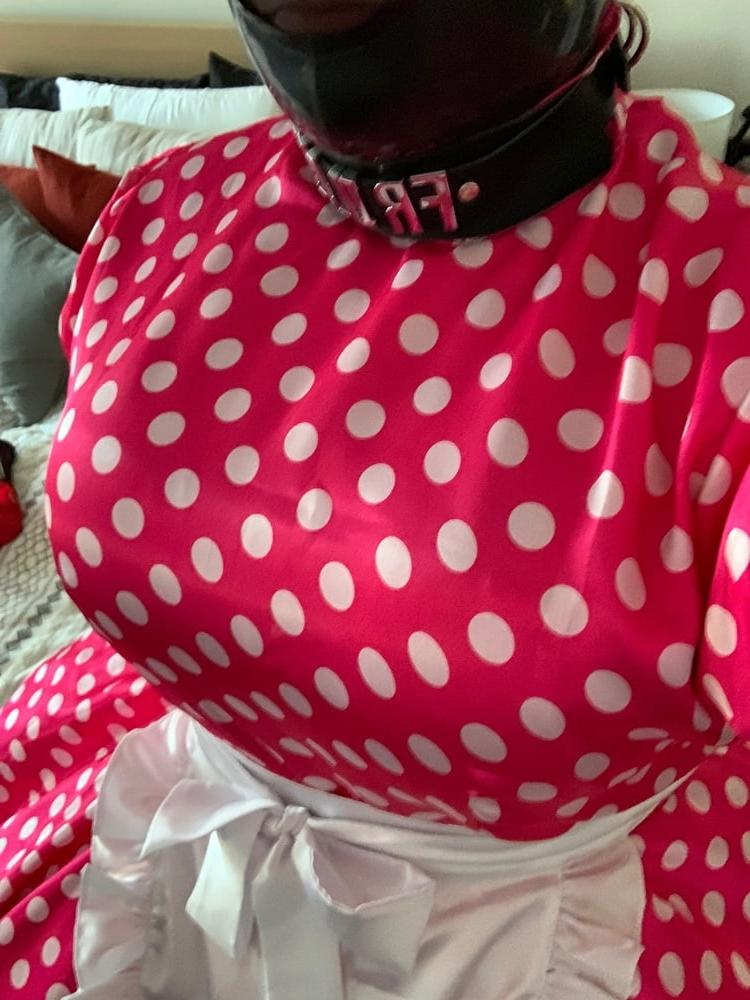6P Pink Polka-dot  Maid