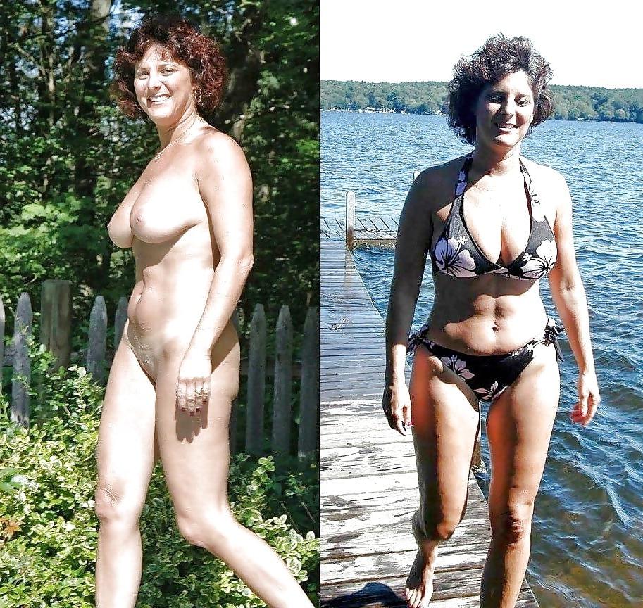 19P Married ladies dressed undressed