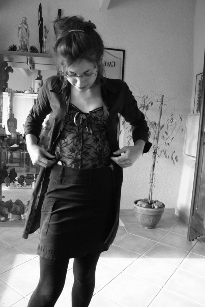 23P petite robe noir