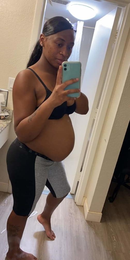 25P Ebony Beard Pregnant