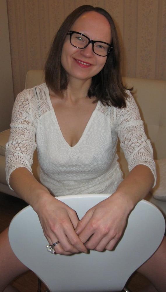 25P My Finnish friends wife in glasses and white